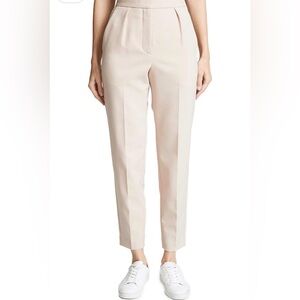 Women’s Theory Petal Pink High Waisted Pleated City Pant Size 4 Career Office
